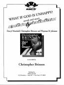 What If God Is Unhappy?