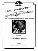 What If God Is Unhappy?
