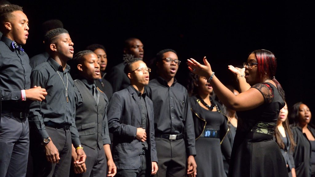 The University of Mississippi Gospel Choir.